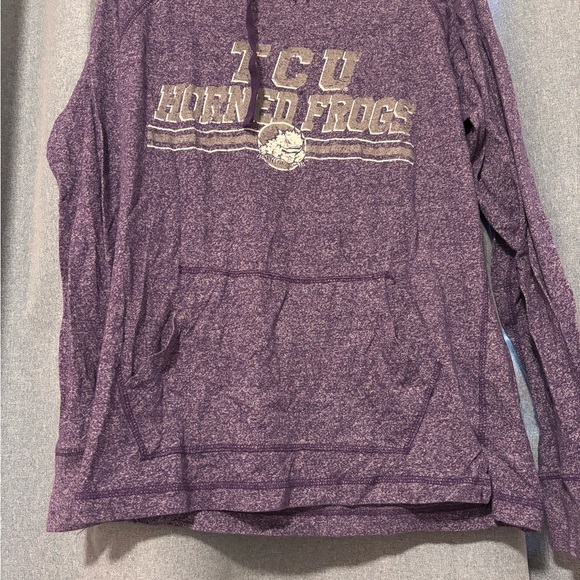 TCU Sweater Go Frogs Hoodie Purple Horned Frogs College Vintage Style - Picture 1 of 5